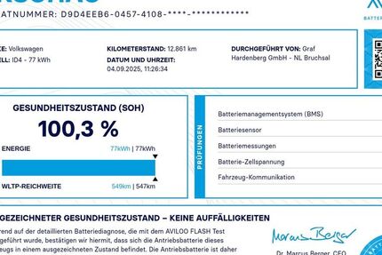 VW ID.4 12.860 km 44.900 € Bruchsal 76646