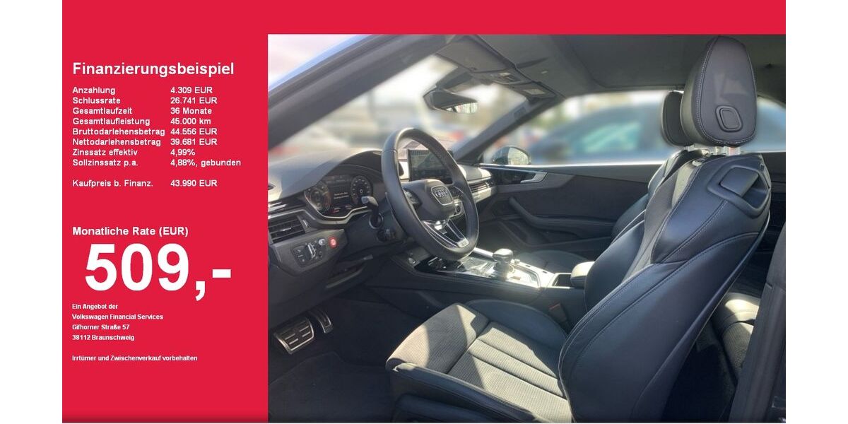 Audi A5 54.800 km 43.990 &euro; Landau 76829