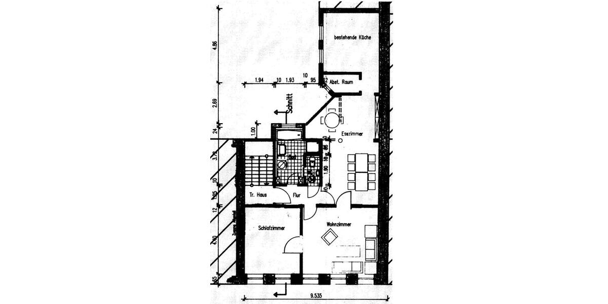 Etagenwohnung Bretten - 3.5 Zimmer, 94 m&sup2;, 710&euro; | Angebot:26401008