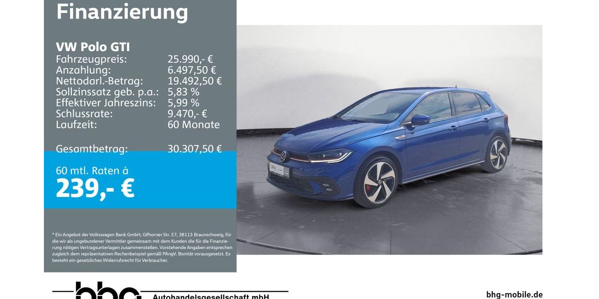 VW Polo 9.526 km 25.220 &euro; Ettlingen 76275