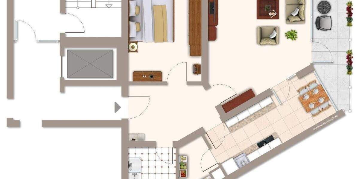 Etagenwohnung Ettlingen - 2 Zimmer, 84 m&sup2;, 319.000&euro; | Angebot:25681056