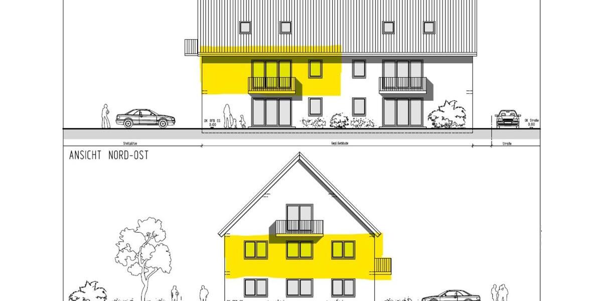 Etagenwohnung Herxheim bei Landau/Pfalz Pfalz - 3 Zimmer, 85 m&sup2;, 1.200&euro; | Angebot:24317735