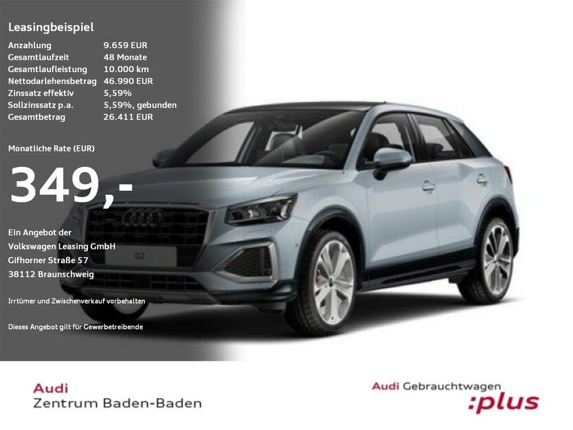 Audi Q2 5.900 km 43.890 € Baden Baden 76532