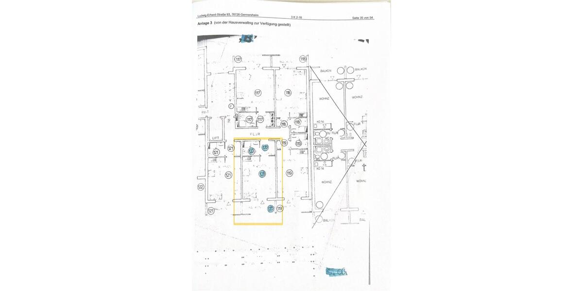 Etagenwohnung Germersheim - 1 Zimmer, 26 m&sup2;, 89.000&euro; | Angebot:27263961
