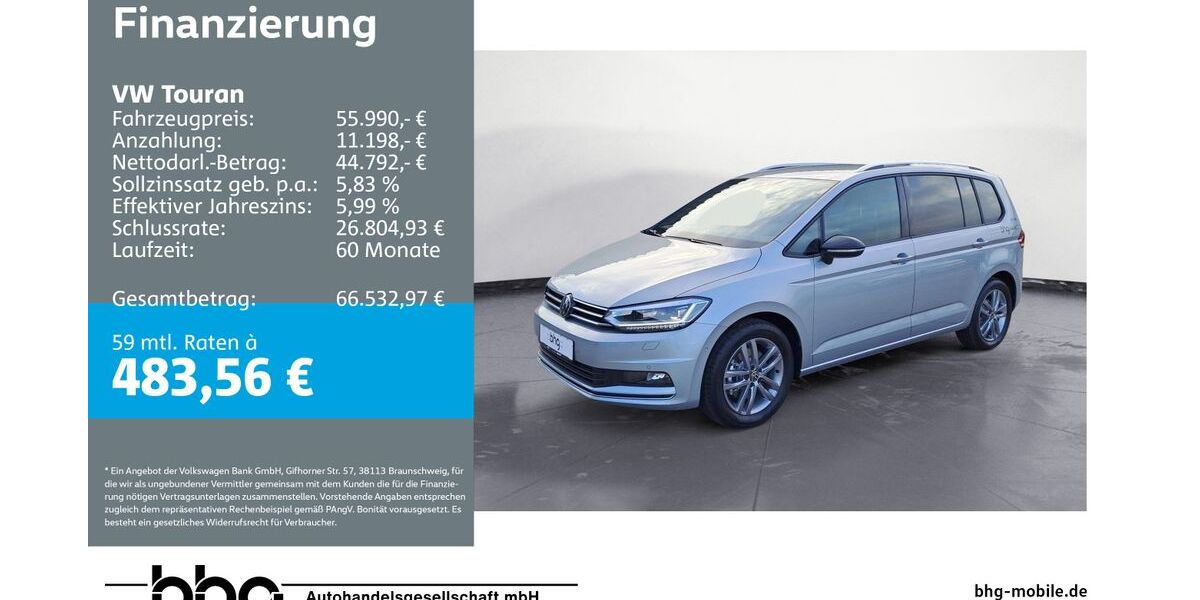 VW Touran 3.000 km 55.990 &euro; Ettlingen 76275
