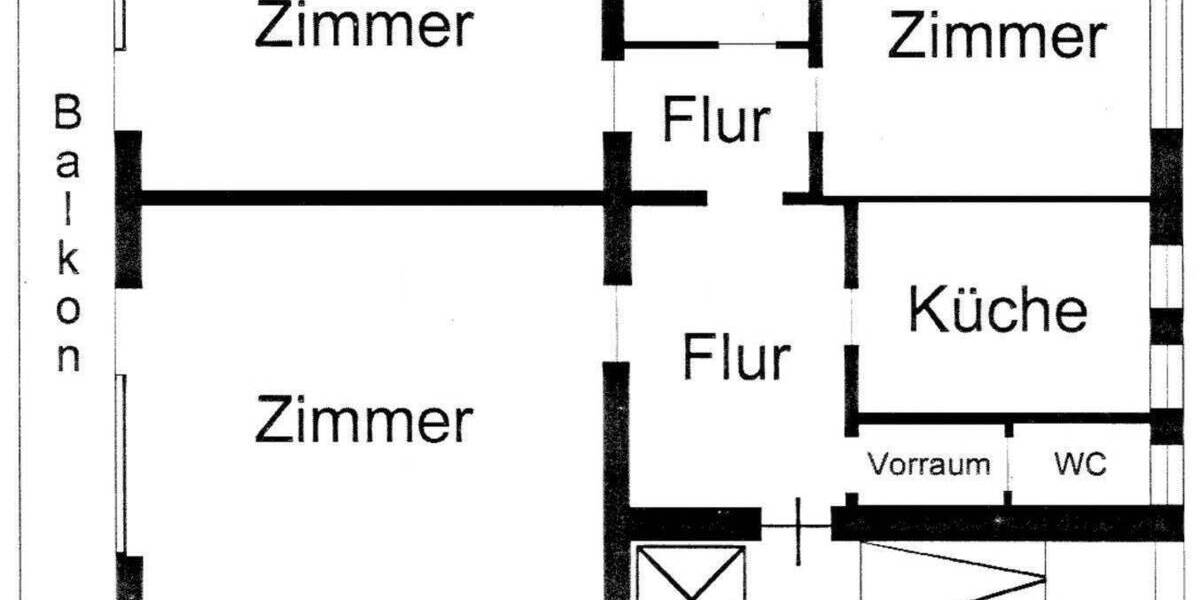 Etagenwohnung Karlsruhe Südstadt - 3 Zimmer, 85 m&sup2;, 345.000&euro; | Angebot:25479041