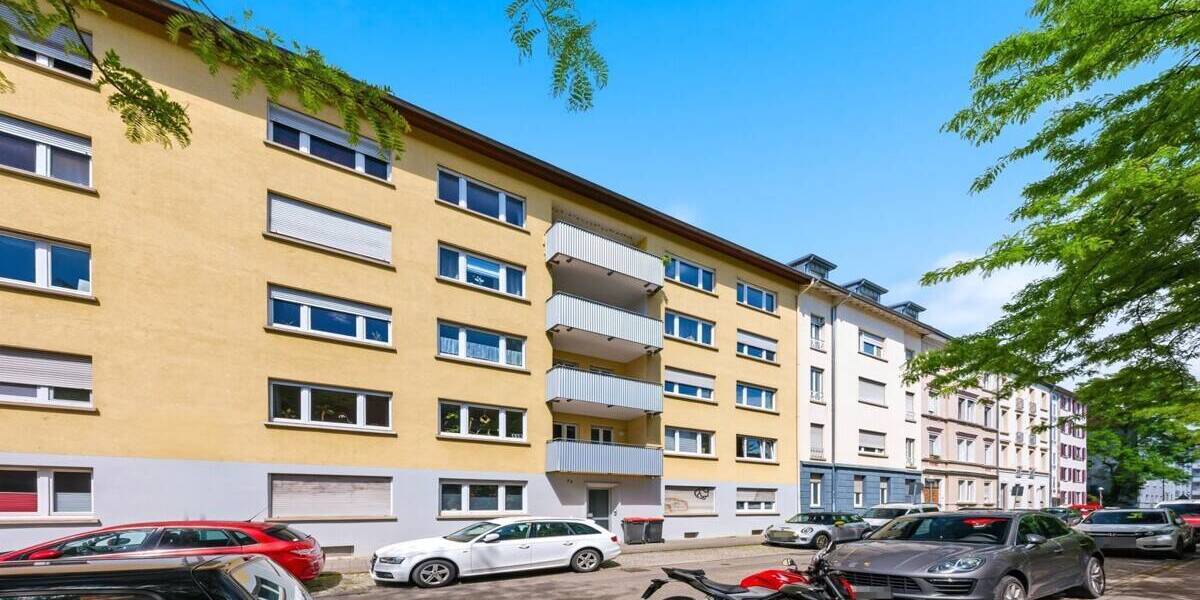 Etagenwohnung Karlsruhe Südstadt - 2 Zimmer, 55 m&sup2;, 1.170&euro; | Angebot:26744669
