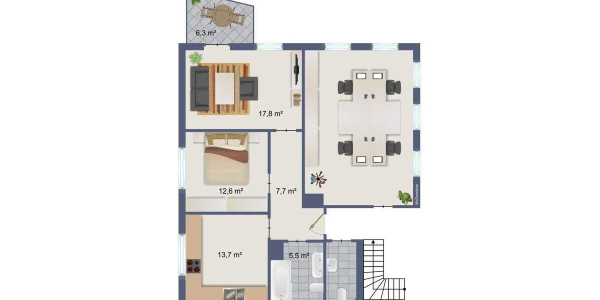 Mehrfamilienhaus, Wohnhaus Eggenstein-Leopoldshafen Eggenstein - 7 Zimmer, 58 m&sup2;, 389.000&euro; | Angebot:24860364