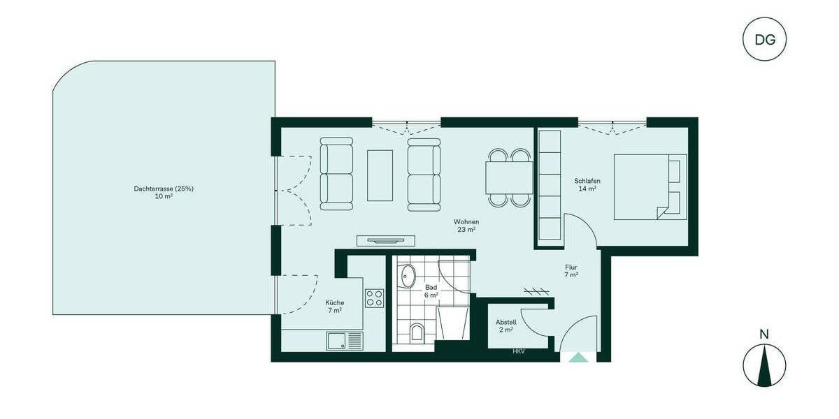 Etagenwohnung Germersheim - 2 Zimmer, 68 m&sup2;, 499.900&euro; | Angebot:25731205