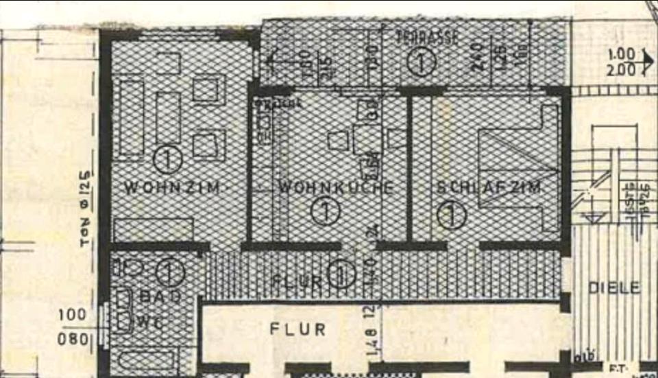 Charmante 2-Zimmer Wohnung in Bretten-Diedelsheim 2 zimmer