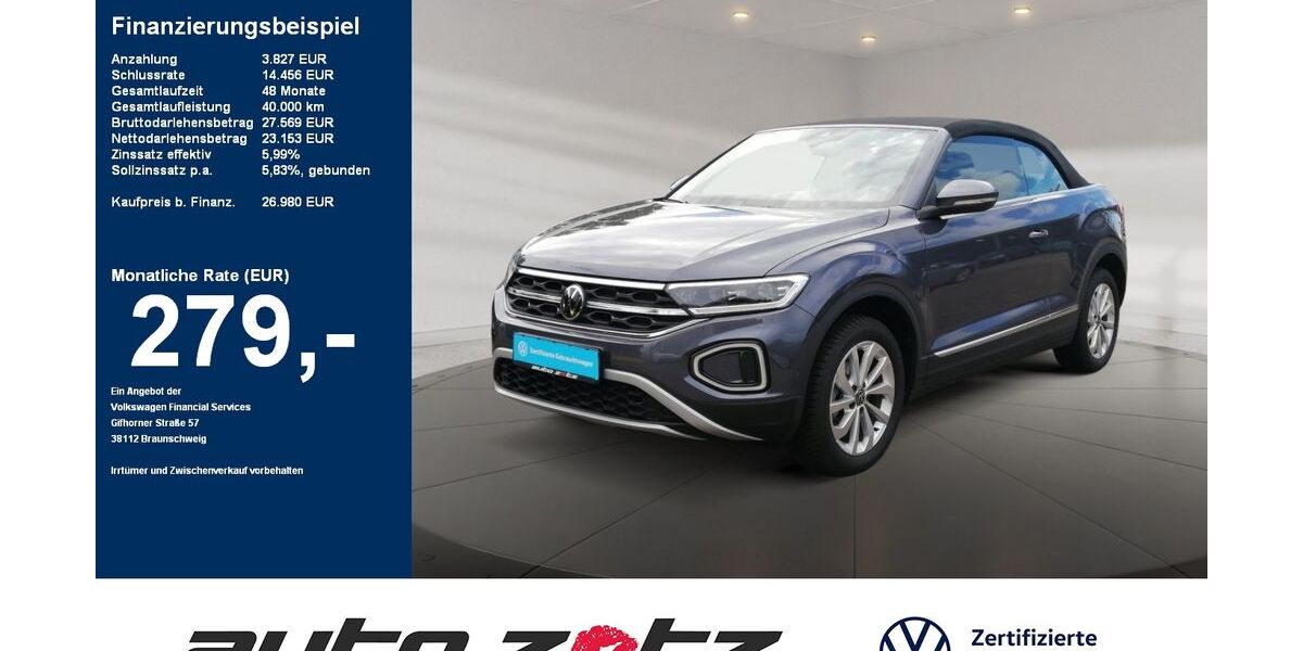 VW T-Roc 14.100 km 26.980 &euro; Landau 76829