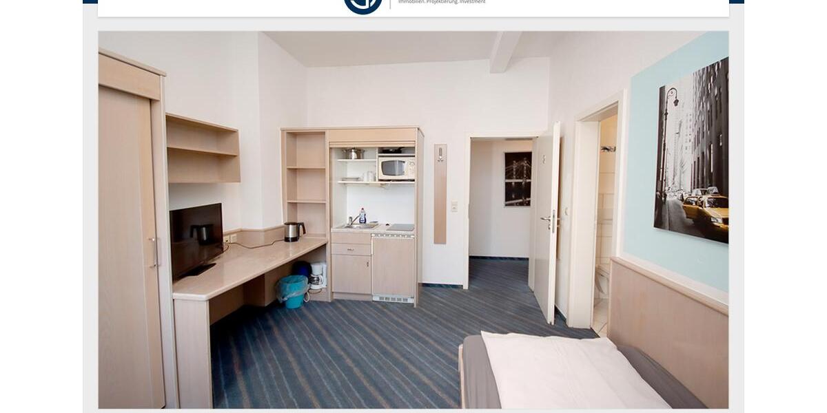 Möblierte 1 Zimmerapartments in Rüppurr mit Küche 1 zimmer