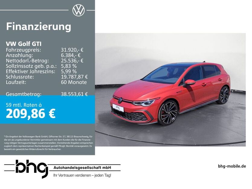 VW Golf 19.840 km 31.920 € Durmersheim 76448