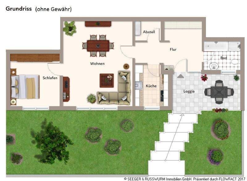 Etagenwohnung Karlsruhe Stupferich - 2 Zimmer, 81 m&sup2;, 850&euro; | Angebot:24656428