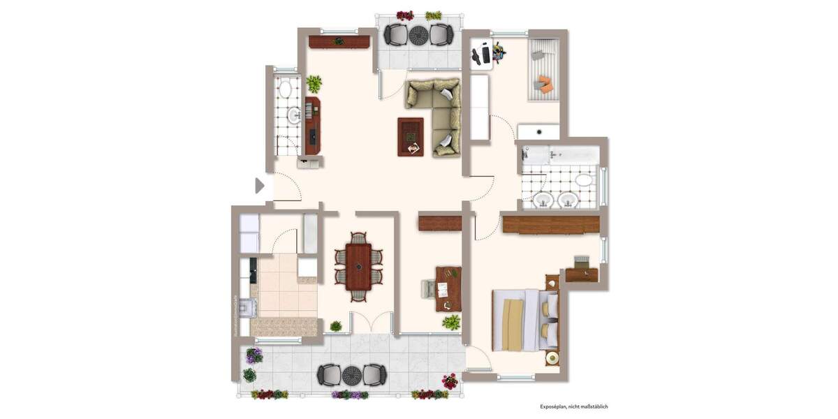 Etagenwohnung Karlsbad / Langensteinbach Langensteinbach - 3 Zimmer, 107 m&sup2;, 379.000&euro; | Angebot:25680977