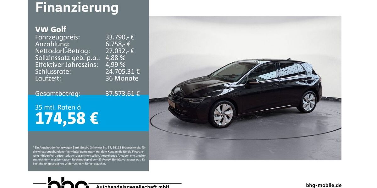 VW Golf 24.926 km 33.790 &euro; Ettlingen 76275