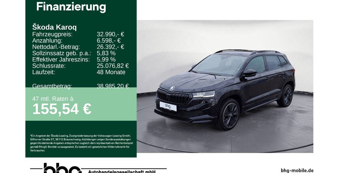 Skoda Karoq 24.659 km 32.990 &euro; Durmersheim 76448