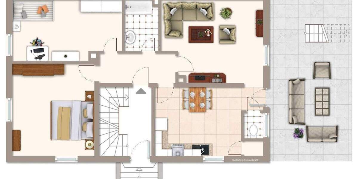 Etagenwohnung Karlsruhe / Knielingen Knielingen - 3 Zimmer, 87 m&sup2;, 319.000&euro; | Angebot:25728700