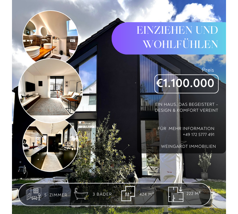 Haus zum Kaufen in Baden-Baden 1.100.000 € 222 m²