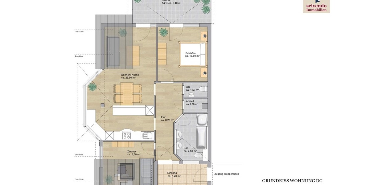 Gemütlich. Hell. 3-Zimmer. DG-Wohnung. Nähe-KA/PF. - 3- Straubenhardt | Angebot:25567691
