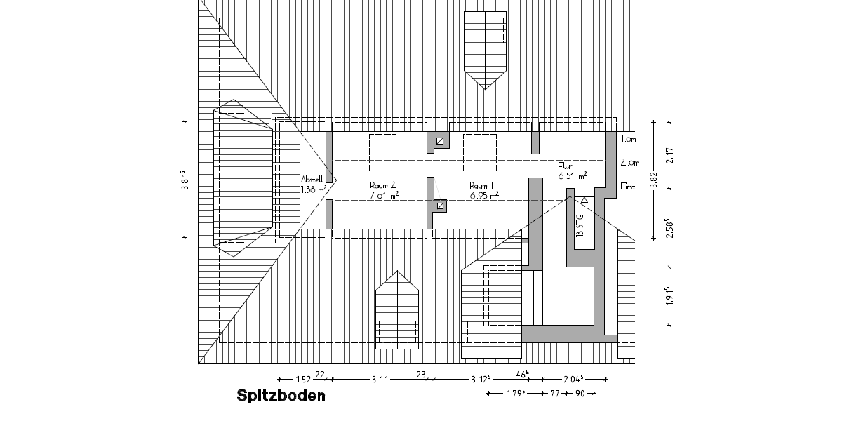 Helle Maisonette mit Dachspitze und Stellplätzen - Maisonettenwohnung Rastatt | Angebot:26302142