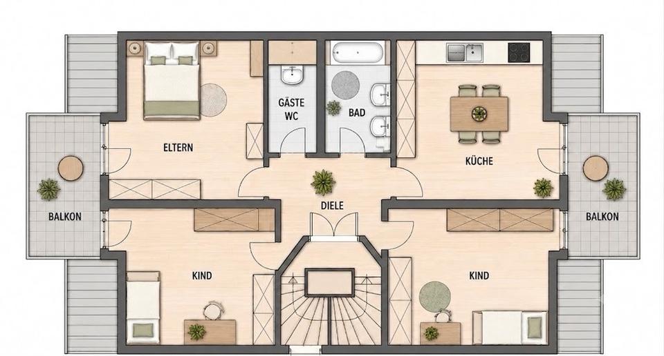 Dachgeschoßwohnung Bruchsal - 3 Zimmer, 95 m&sup2;, 270.000&euro; | Angebot:27204729