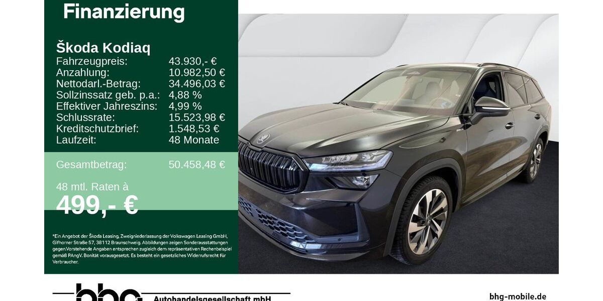 Skoda Kodiaq 24.507 km 43.930 &euro; Durmersheim 76448