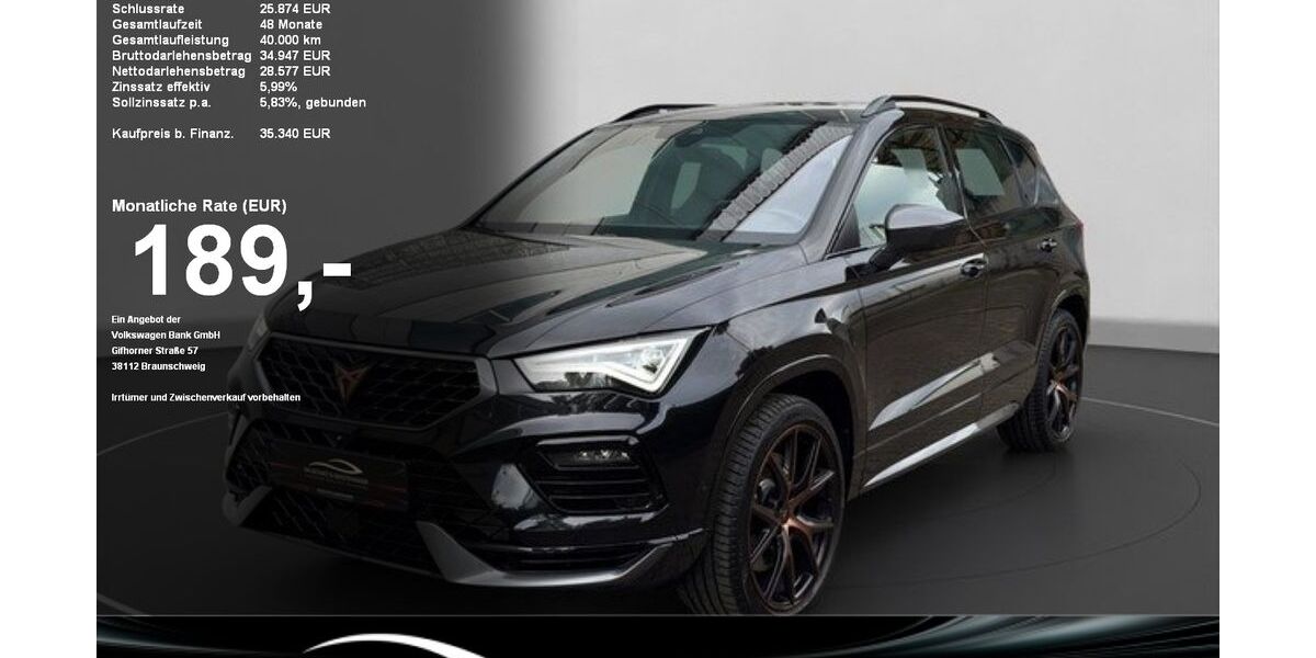 Cupra Ateca 16.029 km 34.970 &euro; Gaggenau 76571