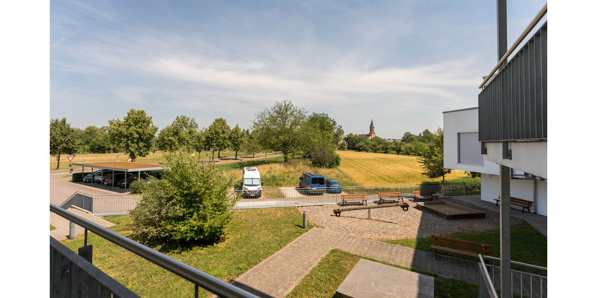 Barrierefreier Erstbezug: Neuwertige Wohnung mit zwei Terrassen, Einbauküche und Feldblick - Erdgeschoßwohnung Steinmauern | Angebot:27085223