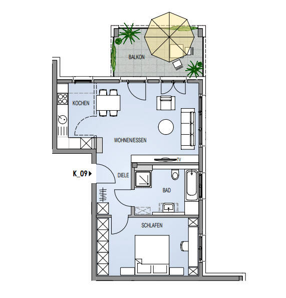 Etagenwohnung Gernsbach Scheuern - 2 Zimmer, 65 m&sup2;, 258.000&euro; | Angebot:25777897