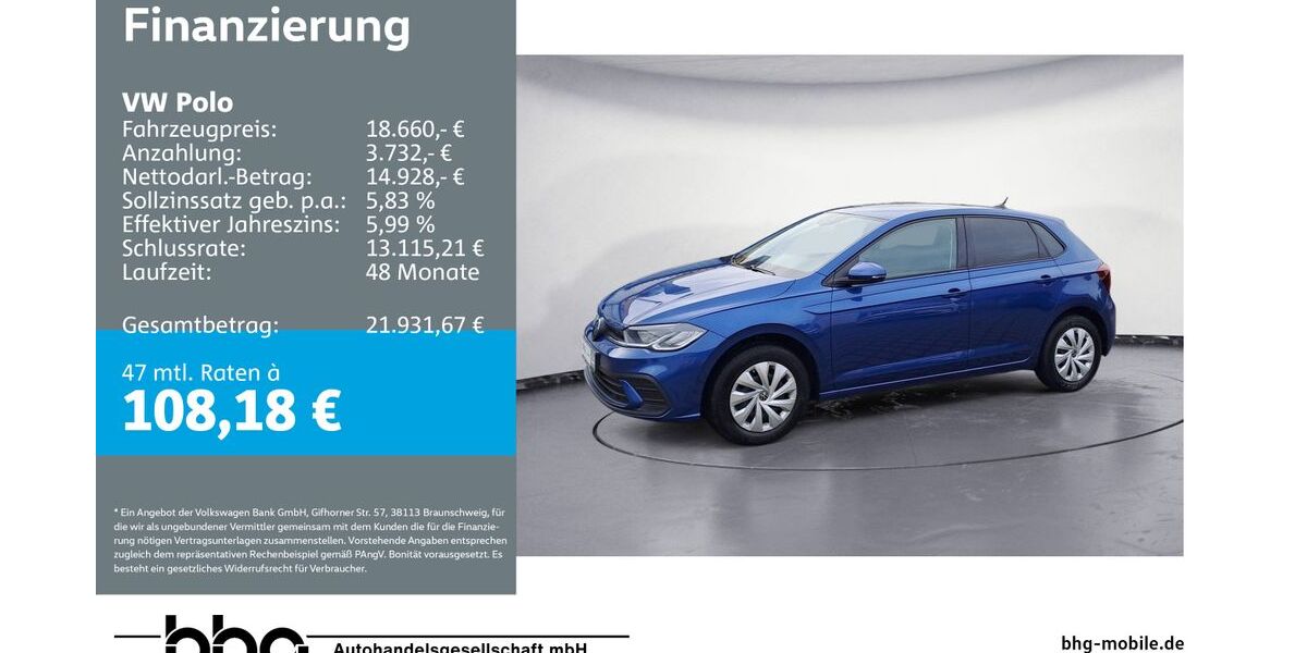 VW Polo 7.372 km 18.660 &euro; Ettlingen 76275