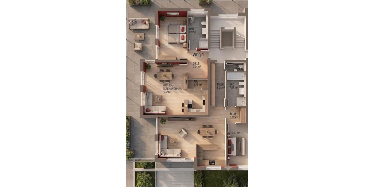 Etagenwohnung Karlsdorf-Neuthard Neuthard - 2.5 Zimmer, 75 m&sup2;, 339.000&euro; | Angebot:26959067