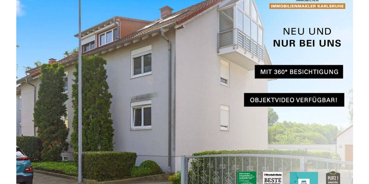Etagenwohnung Karlsruhe Knielingen - 3 Zimmer, 99 m&sup2;, 355.000&euro; | Angebot:26799127