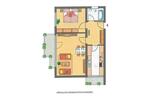 Etagenwohnung Karlsruhe Mühlburg - 2 Zimmer, 65 m&sup2;, 920&euro; | Angebot:26424817