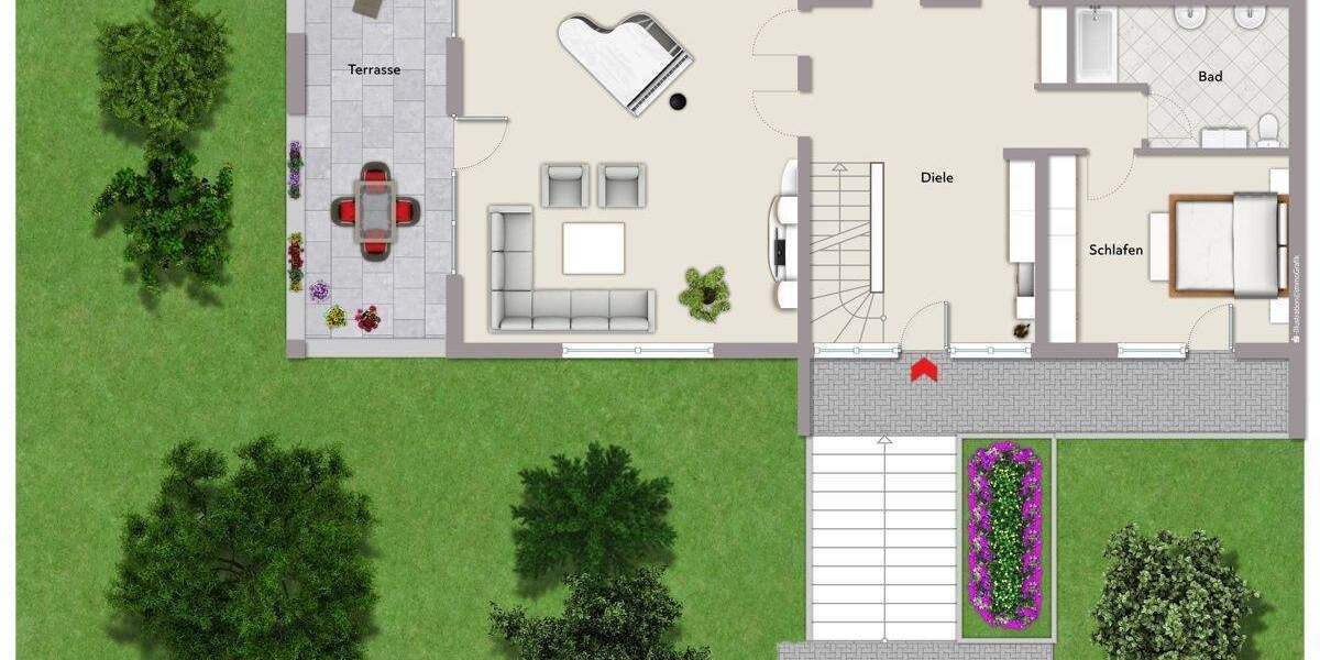 Einfamilienhaus Karlsruhe / Grünwettersbach Grünwettersbach - 7 Zimmer, 286 m&sup2;, 439.000&euro; | Angebot:25769169