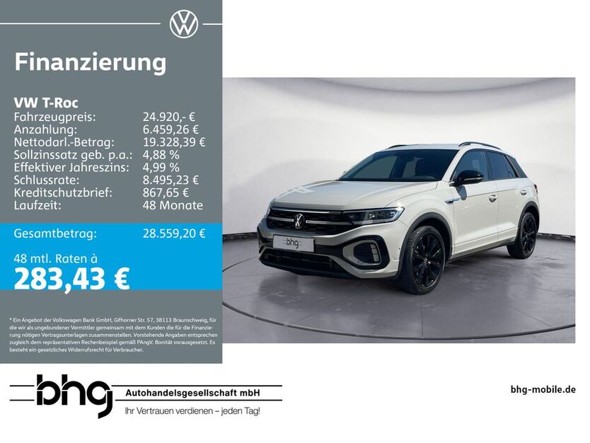 VW T-Roc 77.345 km 24.920 € Durmersheim 76448