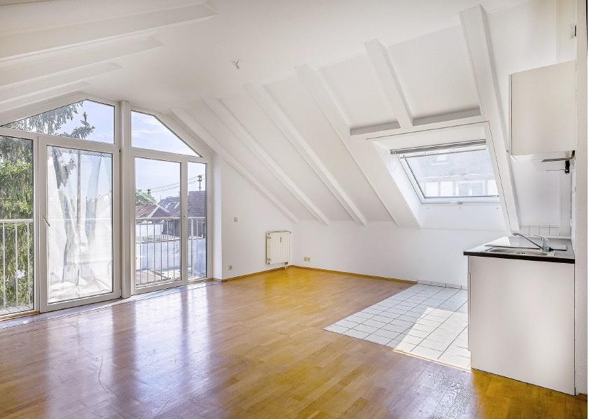 Dachgeschoßwohnung Karlsruhe Knielingen - 1 Zimmer, 36 m&sup2;, 173.000&euro; | Angebot:26124338