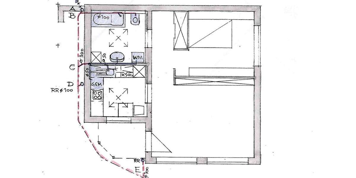 Bungalow Karlsruhe Durlach - 1 Zimmer, 50 m&sup2;, 700&euro; | Angebot:25639741