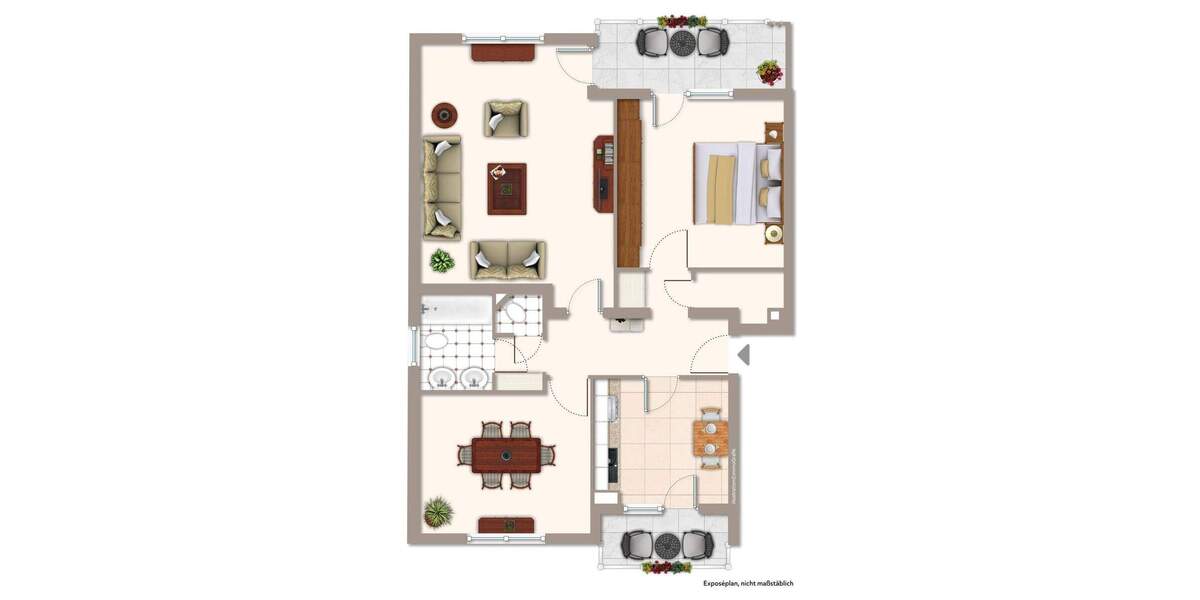 Etagenwohnung Wörth am Rhein / Maximiliansau Maximiliansau - 3 Zimmer, 90 m&sup2;, 249.000&euro; | Angebot:25728706