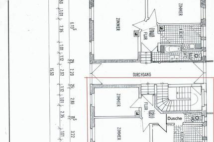 Ruhige 2-Wohnung in der Karlstraße mit Gartengrundstück. 2 zimmer
