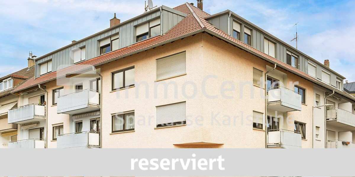 Etagenwohnung Karlsruhe / Durlach Durlach - 2 Zimmer, 51 m&sup2;, 189.000&euro; | Angebot:25514673