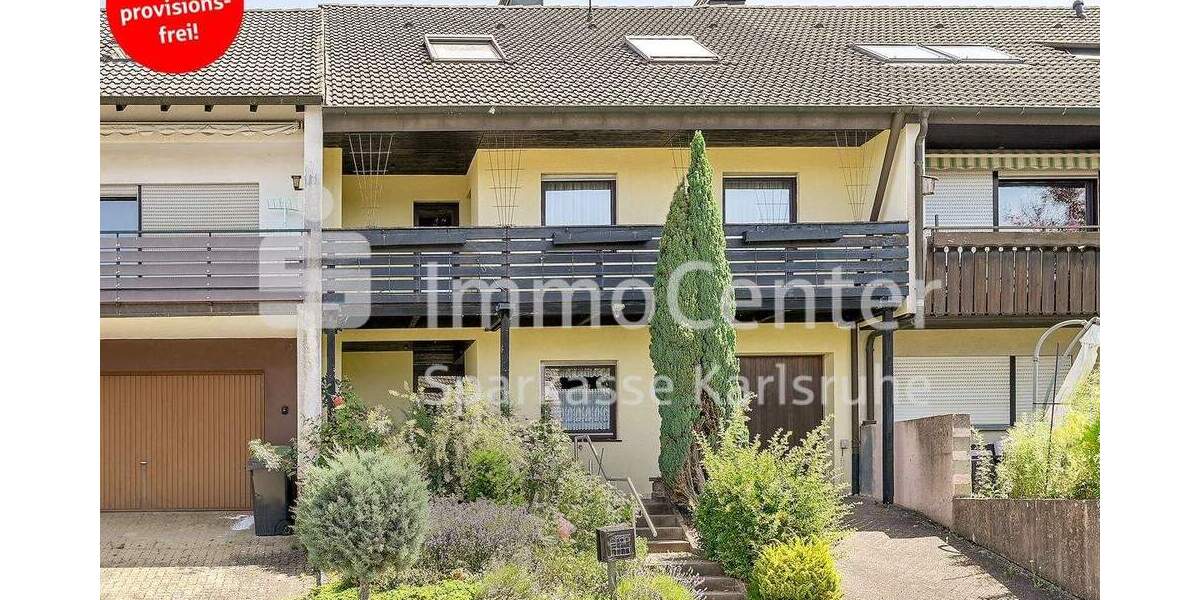 Reihenmittelhaus Pfinztal / Wöschbach Wöschbach - 4 Zimmer, 114 m&sup2;, 325.000&euro; | Angebot:23252135