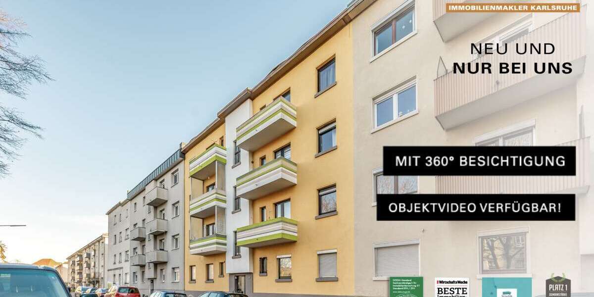 Wohnung zum Kaufen in Karlsruhe Mühlburg 289.000 € 83 m² 3 zimmer