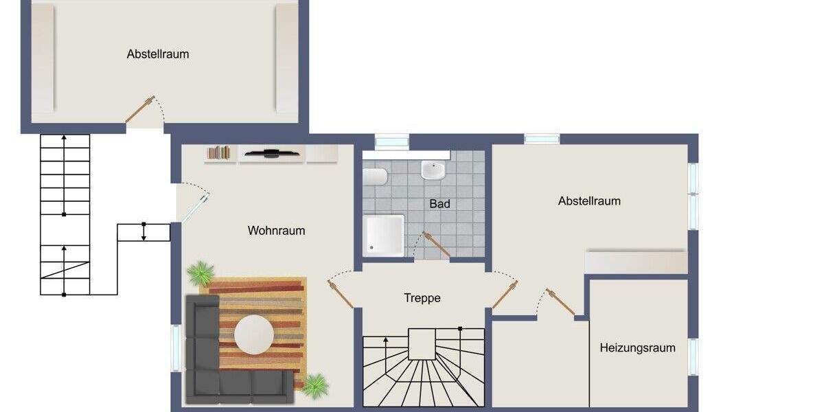 Solide DHH in begehrter Lage mit Garage, ohne Garten aber Ausbaureserve im DG! 5 zimmer