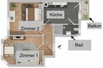 Etagenwohnung Pforzheim Weststadt - 1 Zimmer, 20 m&sup2;, 540&euro; | Angebot:25935935