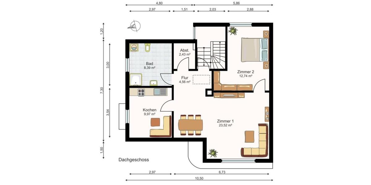 2-Zimmerwohnung in Stefffeld 2 zimmer
