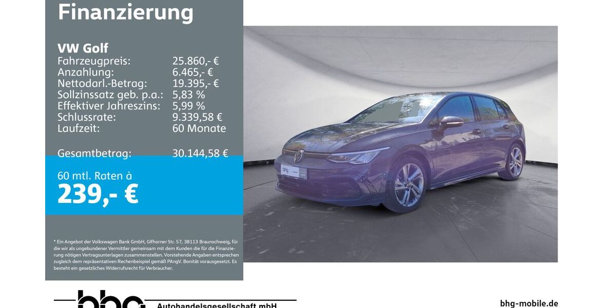 VW Golf 17.692 km 25.860 &euro; Durmersheim 76448