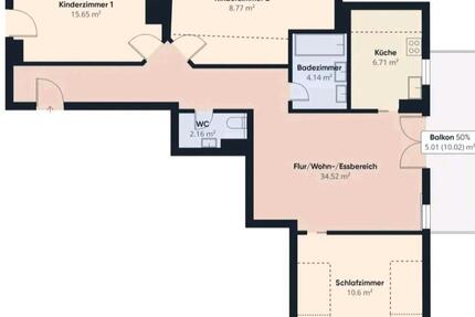 3-4Zimmer- Wohnung Buckenberg 4 zimmer