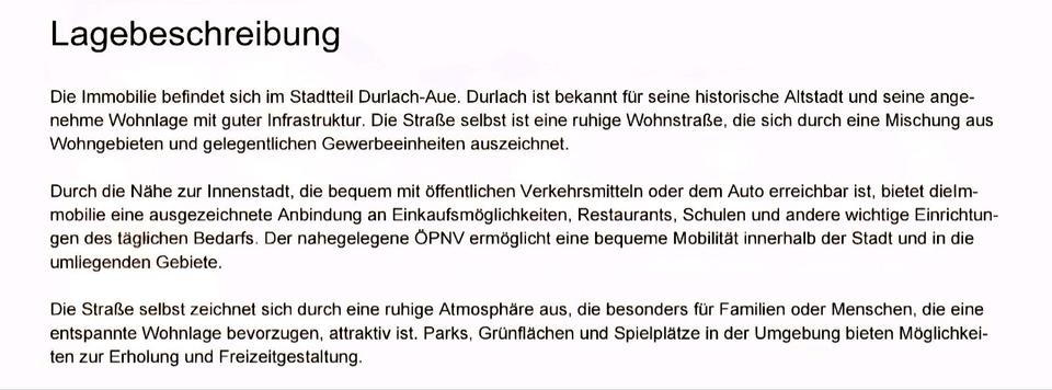 Etagenwohnung Karlsruhe Durlach - 3 Zimmer, 95 m&sup2;, 319.000&euro; | Angebot:24719671