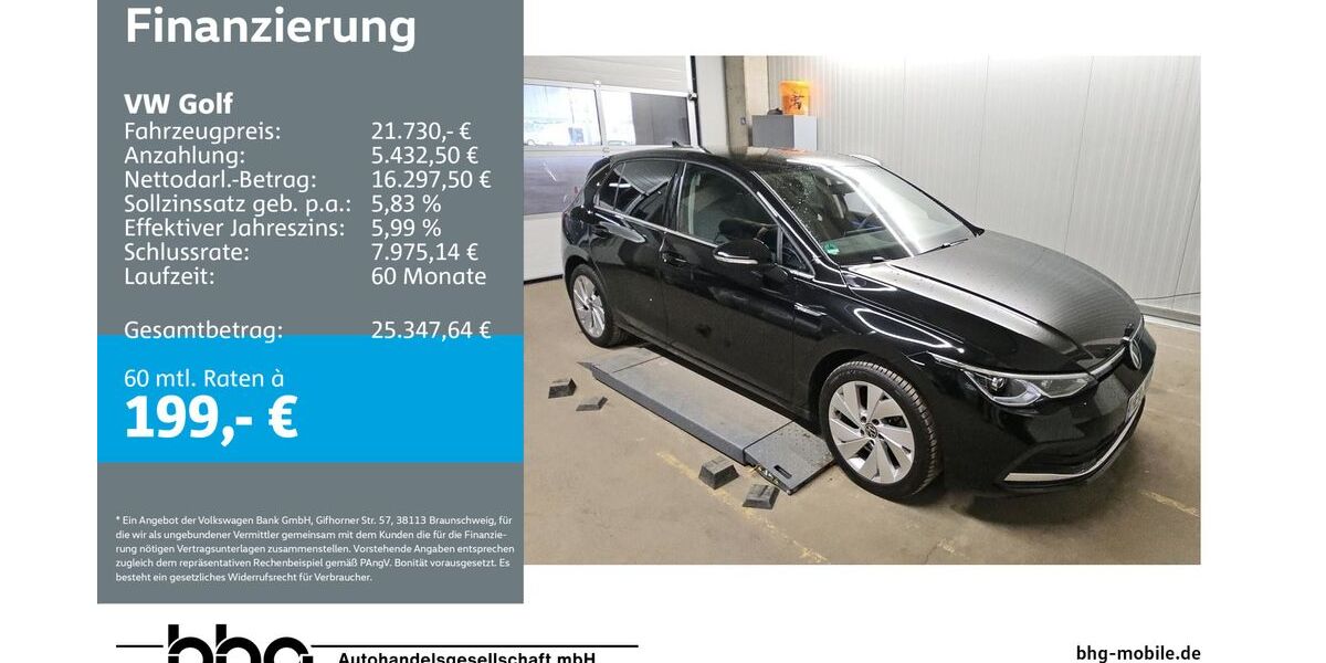 VW Golf 19.629 km 21.430 &euro; Durmersheim 76448